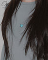 BASERANGE 25 Early Spring Heart Shaped Long Sleeve T-shirt BAS-TOHLS-RB-SP25-BOW BLUE